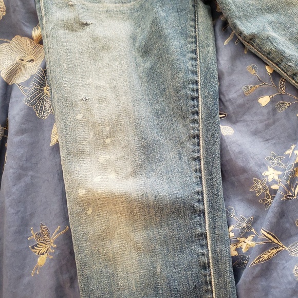 j crew goldsign destructed jeans sz 29 - Picture 3 of 7